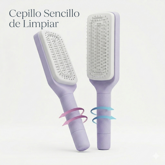 Cepillo automático giratorio con limpieza fácil